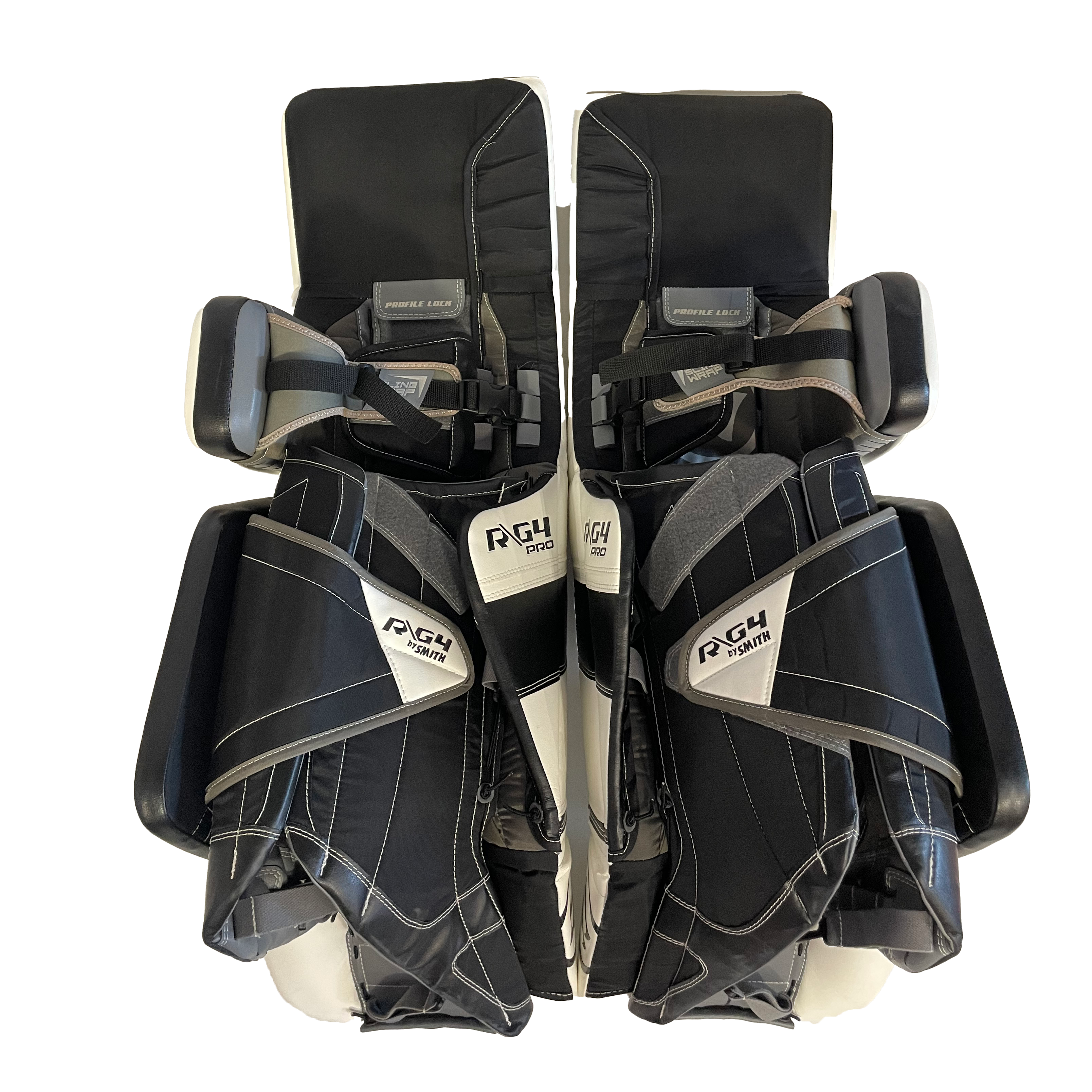 Warrior Ritual G4 Pro - Jambières de gardien de but Pro Stock d'occasion (blanc/noir)